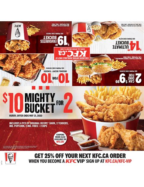 Current Printable Kfc Coupons