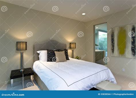 Modern Bedroom Interior Stock Photo Image Of Relaxation 33838566