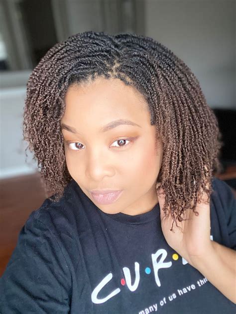 Diy Microlocs Two Strand Twist Hairstyles Natural Hair Twists Mini