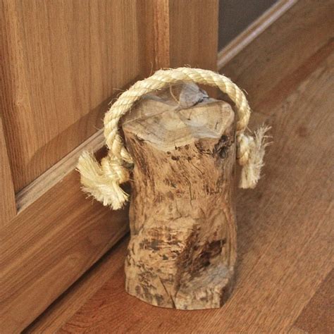 Chunky And Heavy Wooden Door Stop Cosy Home Blog