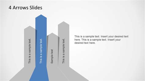 4 Arrows Template For Powerpoint Slidemodel