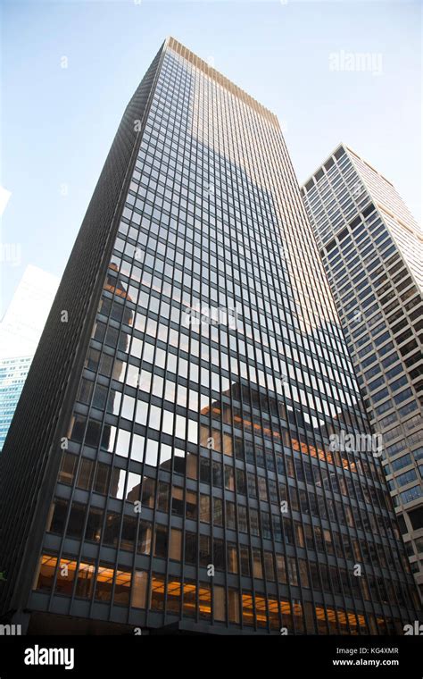 Seagram Building Park Avenue Skyscraper Midtown Manhattan New York