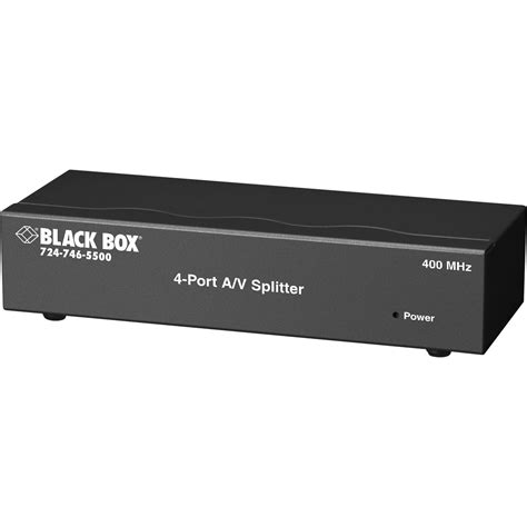 Black Box 2 Port Audiovideo Splitter Ac650a 2 Bandh Photo Video