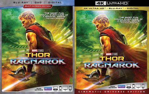 Thor Ragnarok Released On Dvdblu Ray4k
