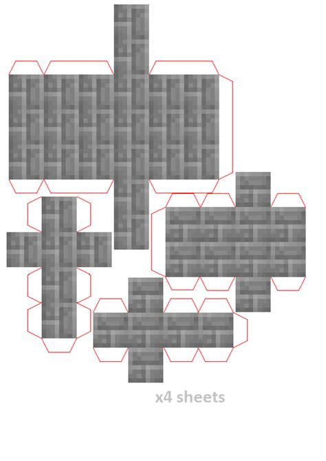 Minecraft Papercraft Mini Papercraft Soma Cube Puzzle Minecraft Edition