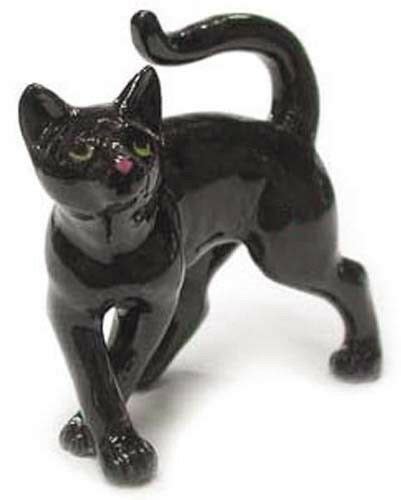 Vind fantastische aanbiedingen voor cat christmas ornaments. NORTHERN ROSE Miniature Figurine Black Cat | eBay