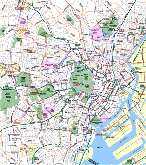 • two thoughtfully designed layouts: Tokyo Map - Detailed City and Metro Maps of Tokyo for ...