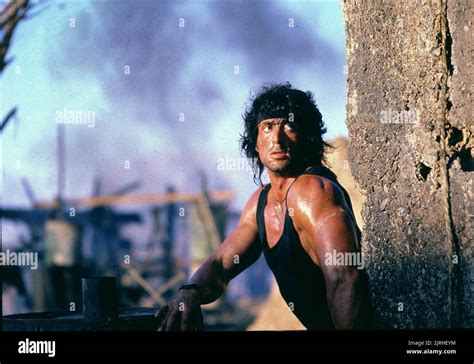 Sylvester Stallone Rambo Iii 1988 Stock Photo Alamy