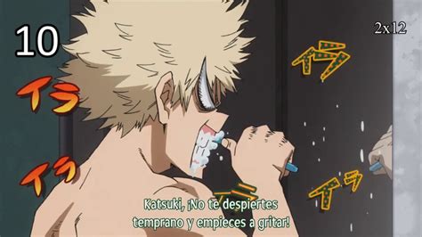 Todos Los Shine De Bakugou Youtube