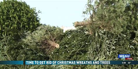 Time To Get Rid Of Christmas Wreaths And Trees