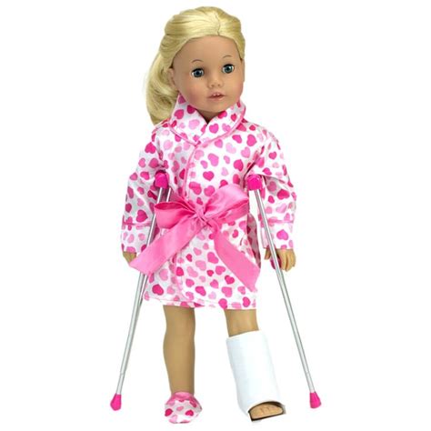 Sophia S Doll Cast And Crutches Accessories Set For 18 American Girl Dolls