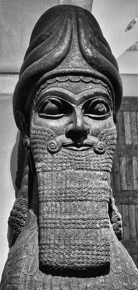 A Lamassu From The Palace Of Assyrian King Sargon Ii At Dur Sharrukin