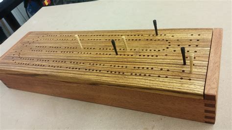 The interior dimensions (what actually fits inside) of that box are: Cribbage Board Game Box : 7 Steps (with Pictures ...