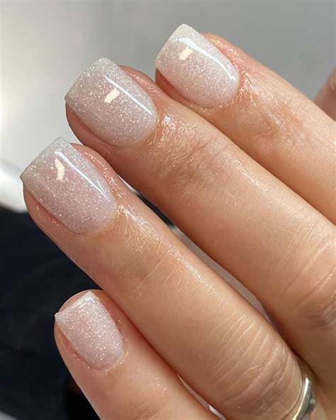 21 Pretty White Glitter Nails For Any Occasion Stayglam