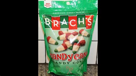 Brachs Candy Cane Candy Corn Review Christmas Youtube