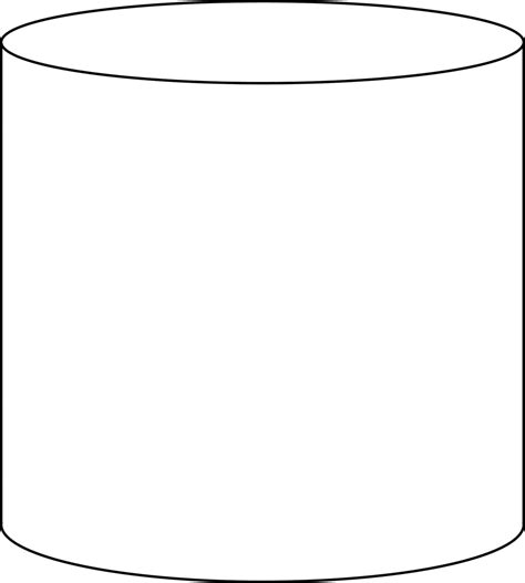 Right Circular Cylinder Clipart Etc