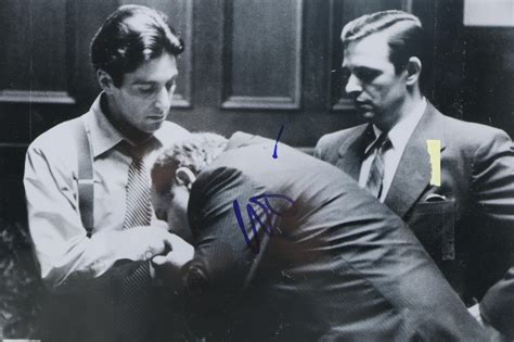 Al Pacino Autographed The Godfather Print Ebth