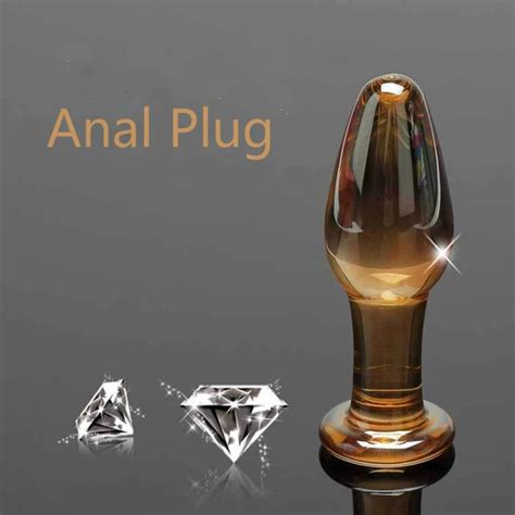 Pyrex Anal Plug Large Big Glass Crystal Butt Plug Sex Toys Men Gay Prostate Massage Female Male
