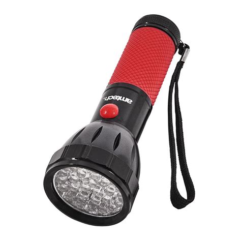 Amtech Led Aluminium Hand Torch X 28 Led For Powerful Lighting Incl