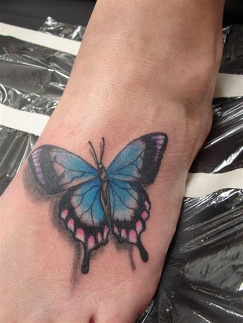 Available Butterfly Foot Tattoo Designs