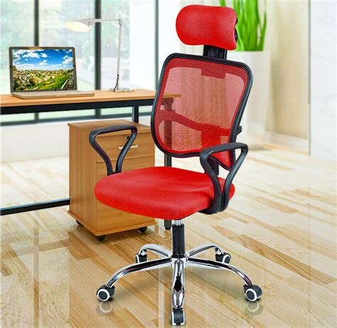 It has an adjustable headrest, an adjustable seat height, adjustable padded armrests, and a recline of up to 120 degrees. Advanced High Back Deluxe Ergonomic Office Chair