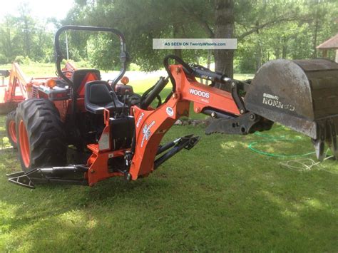 Kubota Tractor Loader Backhoe L3710 Hst Only 1260hours Diesel 4x4