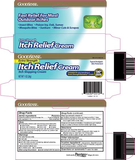 Dailymed Good Sense Itch Relief Diphenhydramine Hydrochloride Zinc