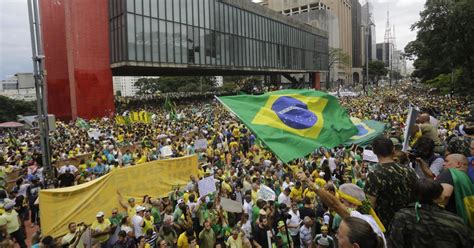 Dilma Out Nearly Million Brazilians Protest President Rousseff