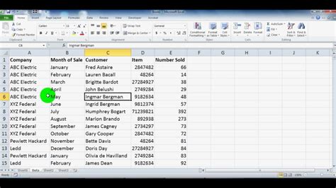 Microsoft Excel Pivot Table Tutorial For Beginners Excel Youtube