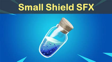 Small Shield Potion Sound Effect Fortnite Battle Royale Youtube