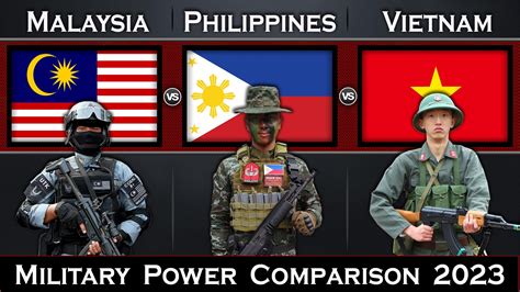 Malaysia Vs Philippines Vs Vietnam Military Power Comparison 2023