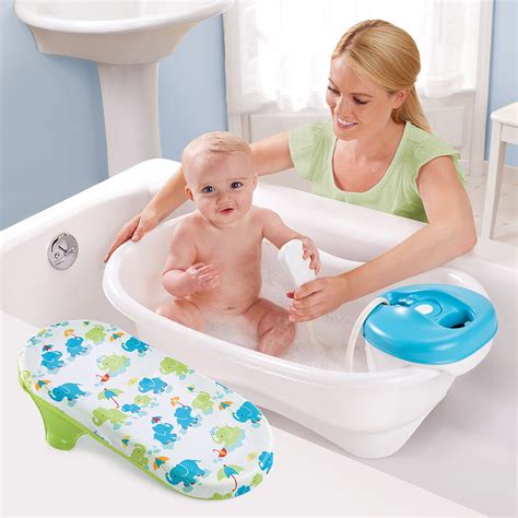 For a newborn, it has a mesh sling hammock, which suspends above the tub. Best Baby Bathtubs & Bathseats Reviewed in 2018