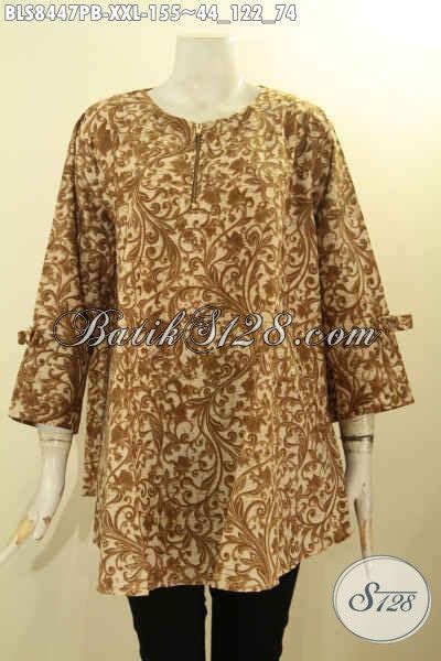 Potongan baju ini memang sangat nyaman untuk dikenakan. Pakaian Batik Blus Wanita Gemuk, Baju Batik Model A Ukuran ...