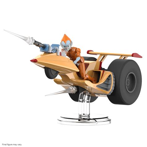 Silverhawks Ultimates The Copper Kidd Figure And Space Racer Vehicle