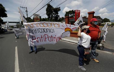 Continúan Las Protestas De Campesinos En Guatemala El Siglo
