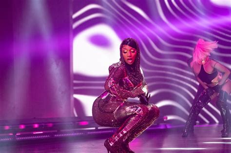 Megan Thee Stallion Wows In A Glittering Catsuit Armored Corset