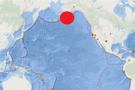 Tsunami Warning In Effect Large Alaska Earthquake