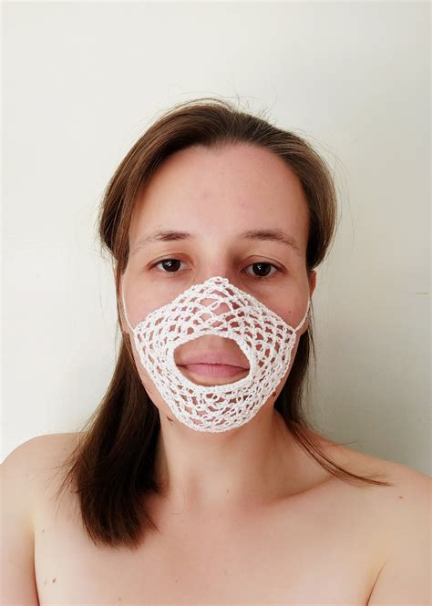 Silk Mouth Mask Bridal Mask Mask With Mouth Hole Face Mask Etsy
