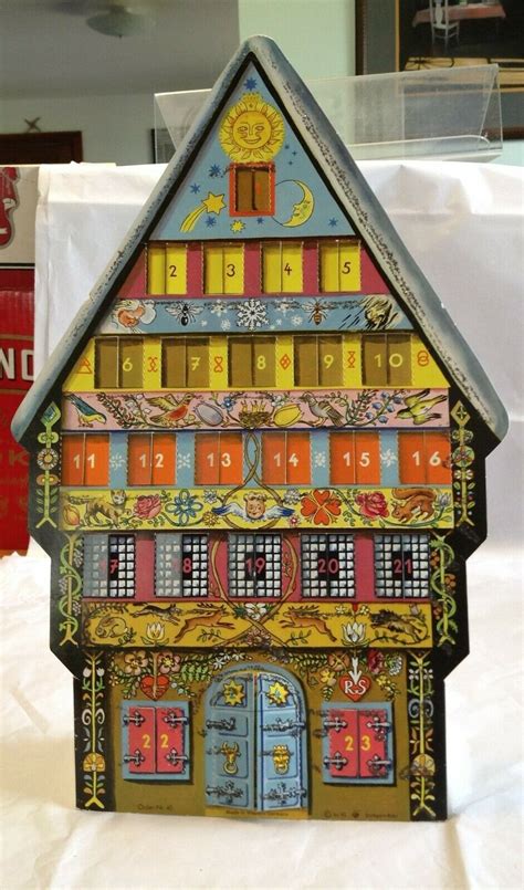 1913 West German Advent Calendar Stuttgart Rohr Made In Western