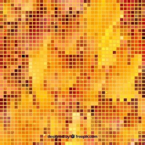 Pixelated Autumn Background Free Vector