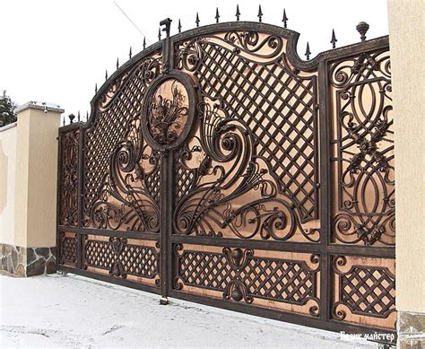 To die cut a shaped opening in a gate fold card, trim cardstock to 5 1/2 x 8 1/2. Iron Gate Color Ideas - Beautiful Gate Design Ideas From Elegant Iron Gate Design Ideas For Your ...