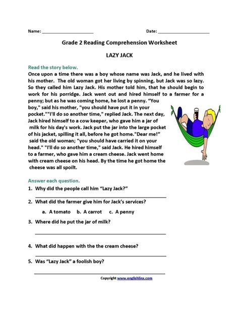 If these worksheets and activities have helped you, then please tell me about it in the comments. Reading Comprehension Worksheets for 2nd Grade ...