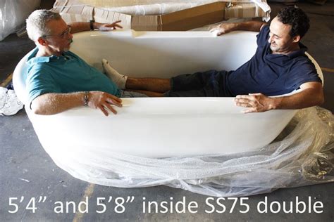 Shop wayfair for all the best clawfoot bathtubs. SS75W 75'' SanSiro WATER Jetted Double Ended Clawfoot Tub ...