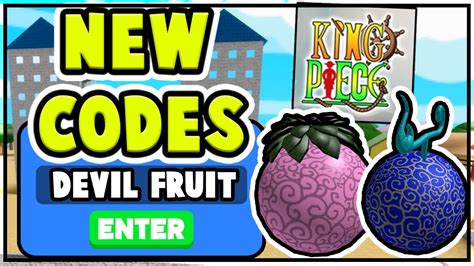 New King Piece Codes On Roblox Free Devil Fruit All