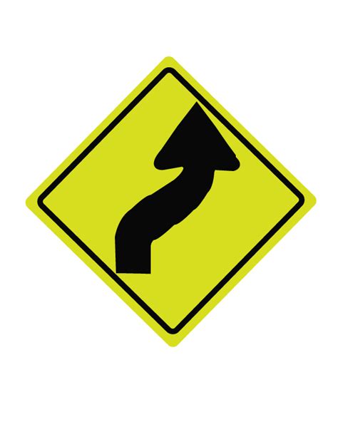 Curvy Road Sign Clipart Best