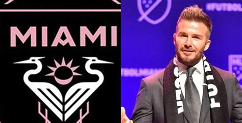 Logo Of David Beckhams Miami Mls Club Leaks Online Footy Headlines