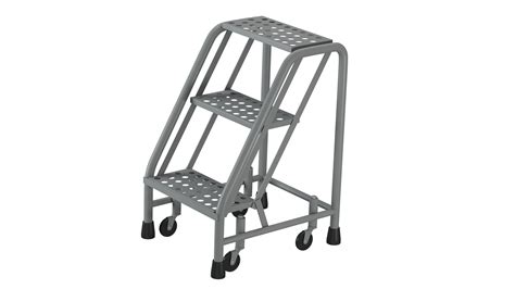 3d Cotterman Rolling Steel Safety Ladder Turbosquid 2033043