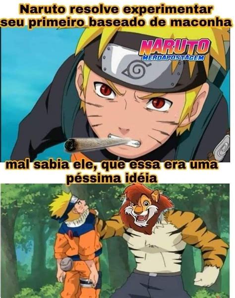 Memes que só fãs de naruto vão rir Anime meme Naruto memes Memes engraçados naruto
