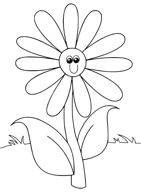 sunflower coloring page getcoloringpagescom