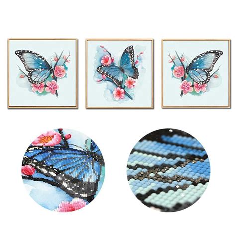 Beautiful Butterflies Set 2 Or 3 Panel Special Diy 5d Special 3d
